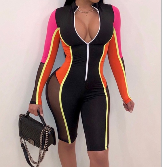 Color block jumpsuit - Picture 2 of 2